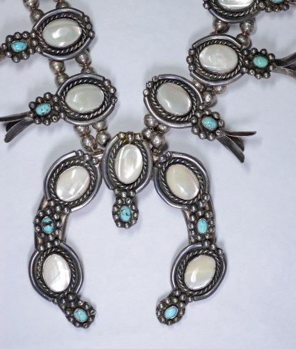 Mother of pearl squash blossom Clearance