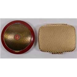 Lot of Two Vintage Compacts