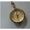 Image 2 : Bucherer Ladies Vintage Watch pendant on chain with flowers - Swiss