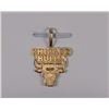 Image 1 : 14K YELLOW GOLD CHICAGO BULLS PENDANT 3/4" X 3/4" .6 dwt