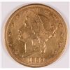 Image 1 : 1889-S $20.00 LIBERTY HEAD GOLD, XF/AU