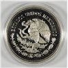 Image 2 : 1985 MEXICO ONE OUNCE .999 SILVER $500.00  FACE VALUE, LOOKS PROOF