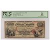 Image 1 : 1865 $10.00 NATIONAL NOTE, BATH,ME  #782, PCGS-15   KELLY  VALUE IS $3500.00