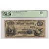 Image 1 : 1882 $10.00 NATIONAL BANK NOTE, MONACA NATIONAL BANK, MONACA, PA #5878, PCGS-12