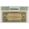 Image 2 : 1882 $20.00 NATIONAL BANK NOTE, ITASCA, TX #5749  PCGS-15