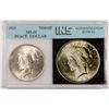 Image 1 : 1923 PEACE SILVER DOLLAR, INS MS-65 WHITE!