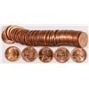 Image 1 : 1954-D LINCOLN CENT ROLL ( 50 ) COINS, MS-64-65-66 RED