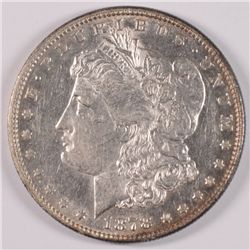 1878 7F MORGAN SILVER DOLLAR,  MS-61