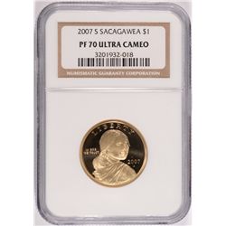 2007-S SACAGAWEA DOLLAR, NGC PROOF-70 ULTRA CAMEO