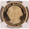 Image 2 : 2007-S FIRST PRESIDENT GEORGE WASHINGTON  DOLLAR, NGC PROOF-70 ULTRA CAMEO