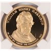 Image 2 : 2009-S NINTH PRESIDENT WILLIAM H. HARRISON DOLLAR, NGC PROOF-70 ULTRA CAMEO