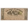 Image 1 : 1864 $5 State of Georgia CU