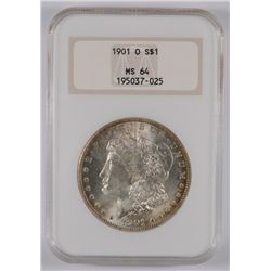 1901 O Morgan Dollar NGC MS64