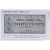 Image 3 : RARE! TEXAS CONFEDERATE PRINTING BLOCK THAT PRODUCED AN 1862 TWENTY FIVE CENT