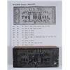 Image 1 : RARE! TEXAS CONFEDERATE PRINTING BLOCK THAT PRODUCED AN 1862 $2.00  WALKER CO.