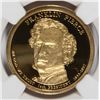 Image 2 : 2010-S FOURTEENTH PRESIDENT FRANKLIN PIERCE DOLLAR, NGC PROOF-70 ULTRA CAMEO