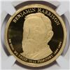 Image 2 : 2012-S TWENTY-THIRD PRESIDENT BENJAMIN HARRISON DOLLAR, NGC PROOF-70 ULTRA CAMEO