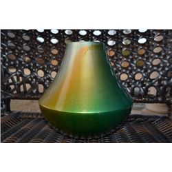 THAILAND-MANGO WOOD VASE-HAND MADE-SMALL