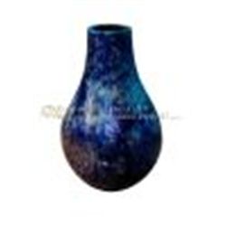 THAILAND-MANGO-WOOD VASE-HAND MADE-SMALL