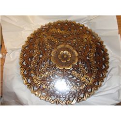 THAILAND- TEAK WOOD- WALL ART- CIRCULAR