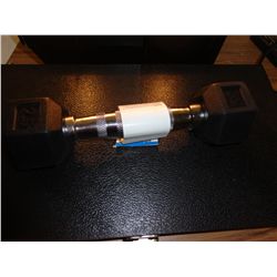 DUMBELL- 2.5 LB RUBBER ENCASED