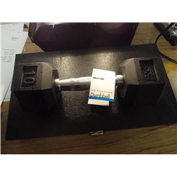 DUMBELL-10 LB. RUBBER ENCASED