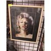 Image 1 : Marilyn Monroe portrait, 17"x21"