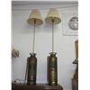Image 1 : pair of converted Fire Extinquisher lamps