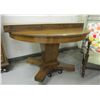 Image 1 : mahogany pedestal table with 4 leaves
