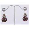 Image 1 : Natural Stone Antique Design Dangle Earring