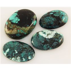 Natural Turquoise 251.88ctw Loose Gemstone 4pc Big Size