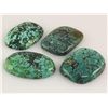 Image 1 : Natural Turquoise 152.61ctw Loose Gemstone Lot of 4