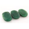 109.46ctw Faceted Loose Emerald Beryl Gemstone Lot of 3