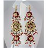 17.14GRAM INDIAN HANDMADE LAKH FASHION EARRING