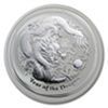 2012 2 oz Silver Australian Lunar Year of the Dragon Co