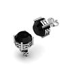 Black Diamond 2.50ctw Earring 14kt White Gold