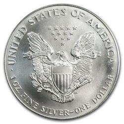1996 1 oz Silver American Eagle MS-69 PCGS