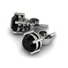 Image 1 : Black Diamond 0.94ctw Earring 14kt White Gold