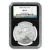 Image 1 : 2008 Silver American Eagle (NGC MS-70) (Retro Black Ins