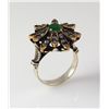 Image 1 : Natural Stone Statement Victorian Design Ring