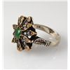 Image 2 : Natural Stone Statement Victorian Design Ring