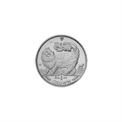 Isle of Man 1993 1 Crown Silver Proof Maine Coon Cat