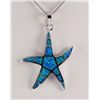 Image 1 : Natural Stone Opal Sea Star Design Pendant