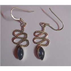 3.390g Earring of Tanzanite Sterling Silver