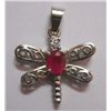 Image 1 : 2.46g Pendant of Ruby Sterling Silver