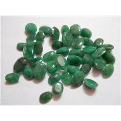 Natural African Emerald 136.90 Ctw Oval Cut Stones