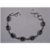 Image 1 : 9.280g Bracelet of Amethyst Sterling Silver