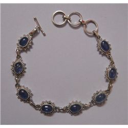 9.960g Bracelet of Tanzanite Sterling Silver