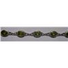 Image 2 : 10.020g Bacelet of Peridot Sterling Silver