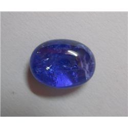 Natural Tanzanite Oval Shape Cab Stone Weight 10.50 Ctw